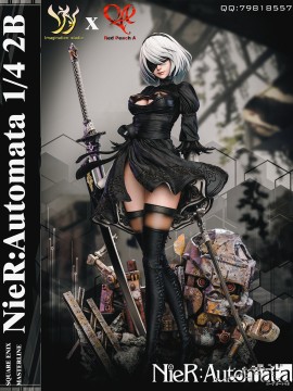 Imagination studio X Red Peach A NieR:Automata 2B Hot Sexy 1/4 Statue